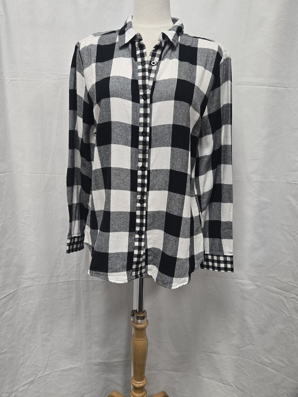 Charlie Paige Buffalo Check Button-Down Shirt
